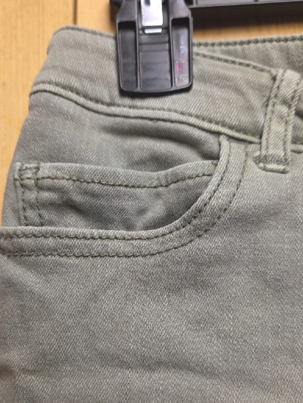 GAP Olive Green Denim Short Shorts